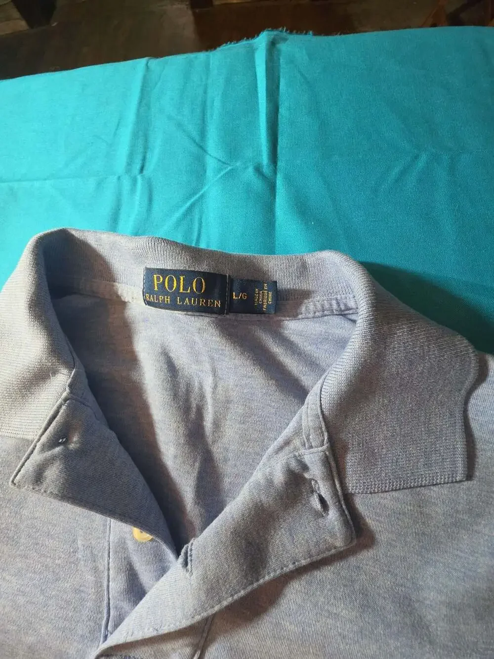 Polo Ralph Lauren Classic Fit Solid Cotton Mesh Polo Shirt Blue Men's Large